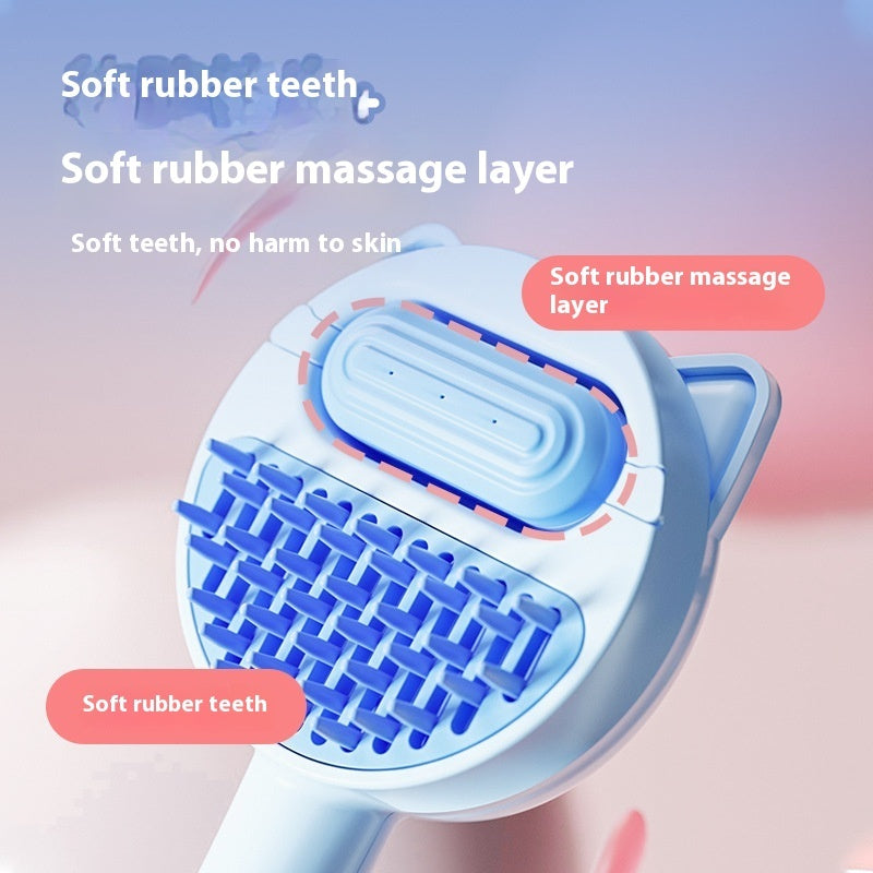 Pet Self-Cleaning Grooming Brush