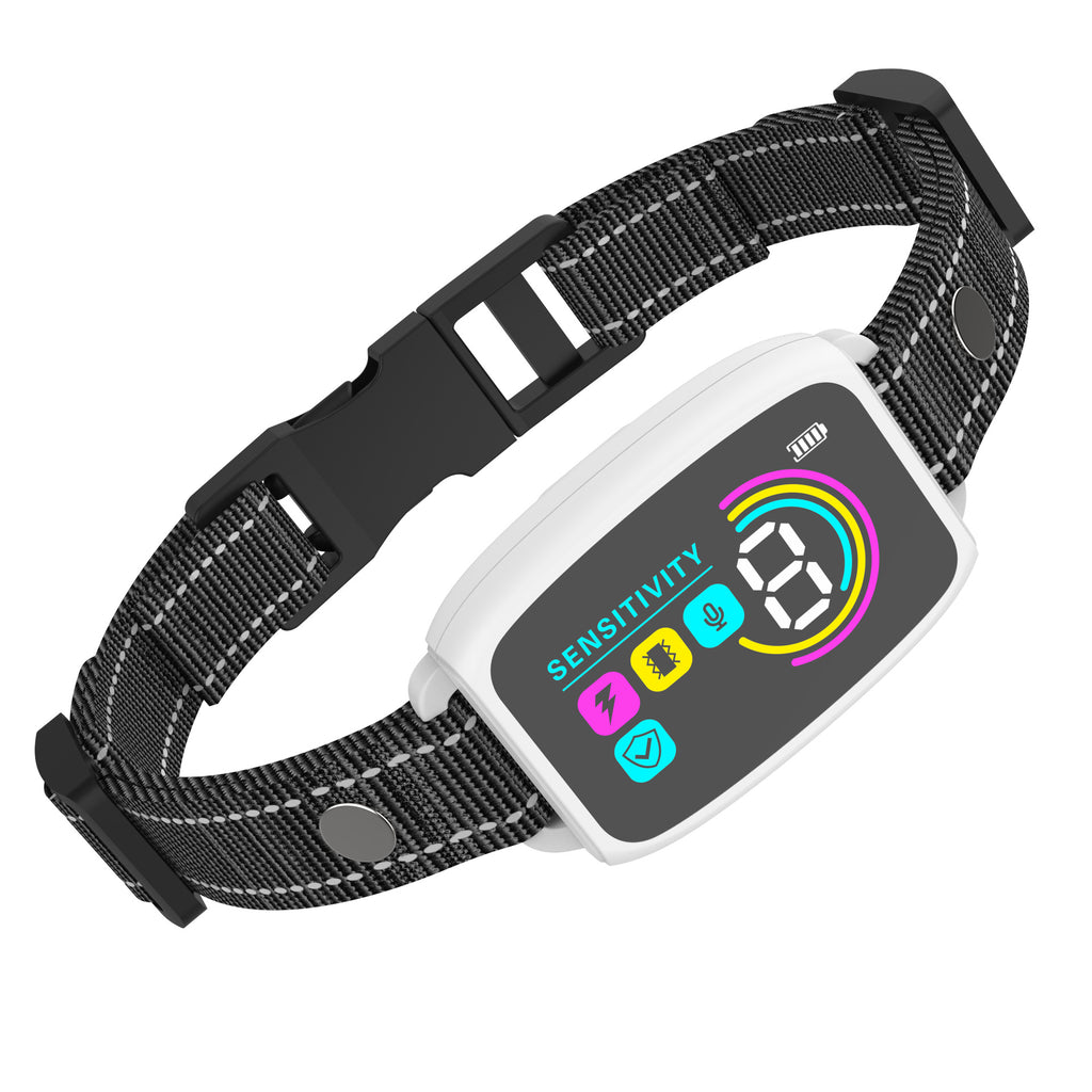 Smart AI Anti-Bark Dog Collar with LCD Display