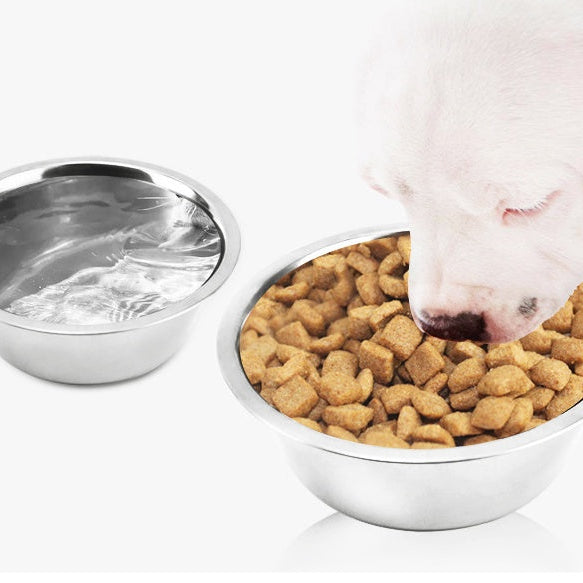 Stainless Steel Pet Bowl for Dogs and Cats
