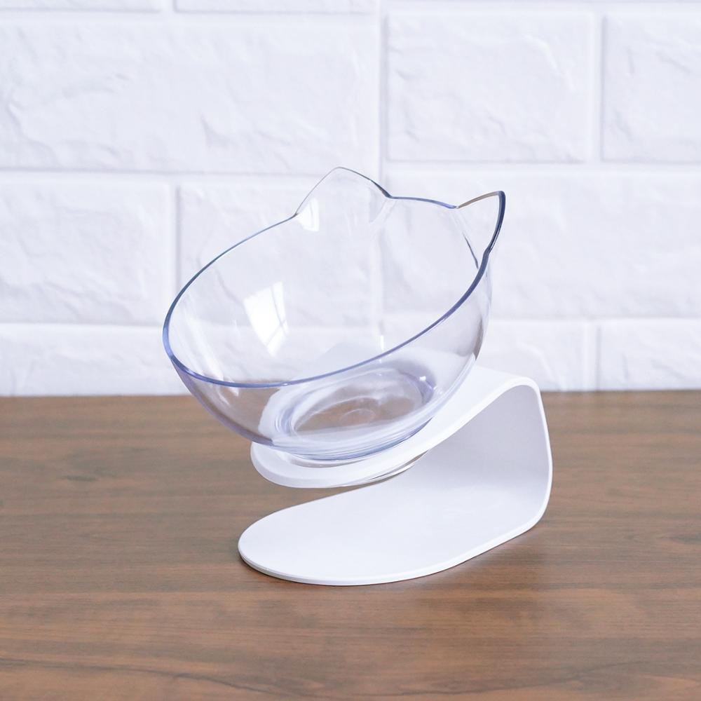 9f1c8e332Cat Ear Oblique Mouth Transparent Pet Bowl for Cats8a3b879ceff691a5c77da03