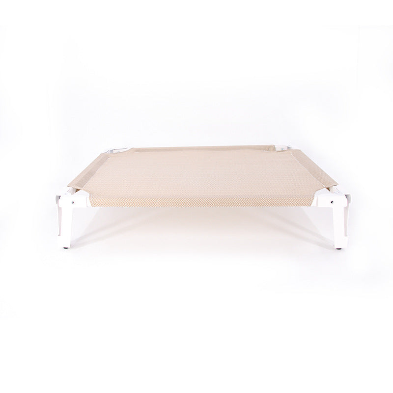 Outdoor Pet Camp Bed with Sunshade Canopy for Dogs & Cats