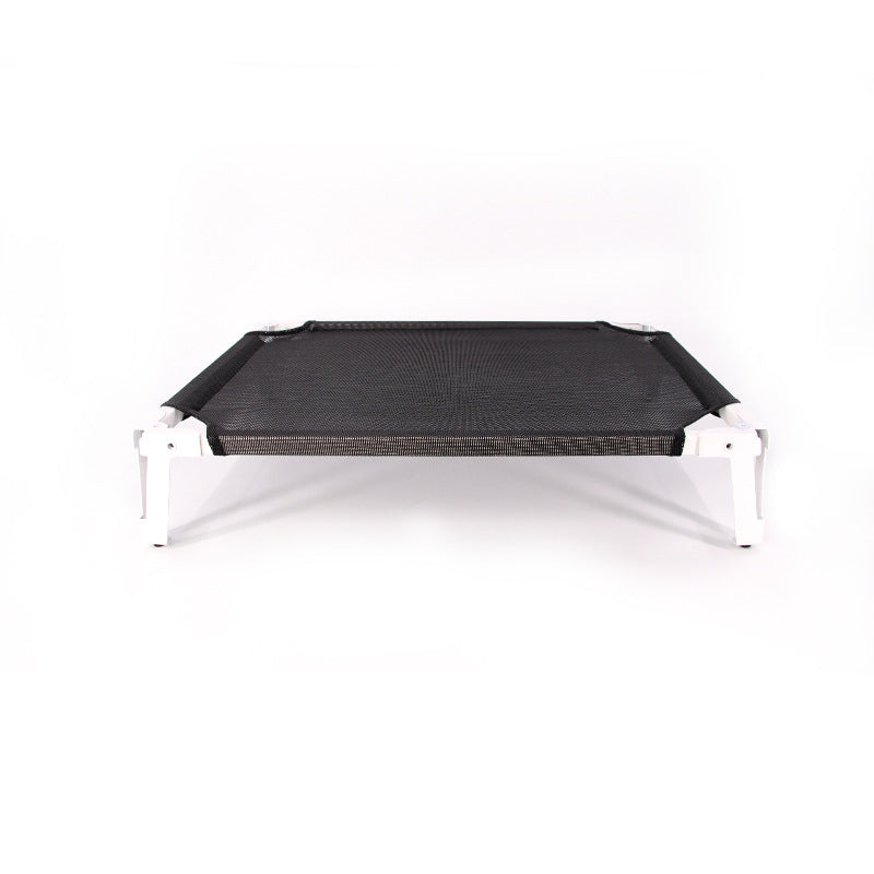 Outdoor Pet Camp Bed with Sunshade Canopy for Dogs & Cats
