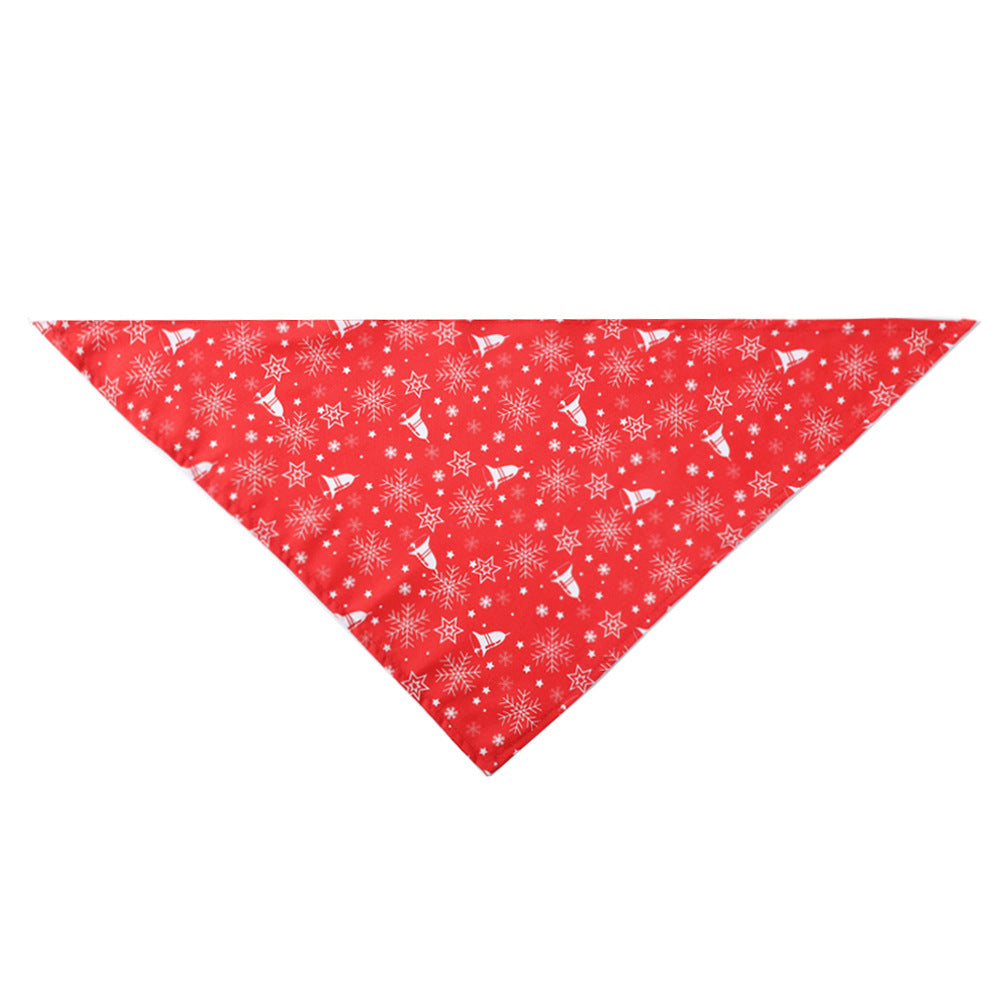 Christmas Pet Triangle Scarf & Saliva Towel
