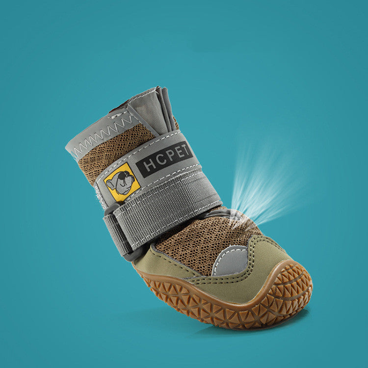 Summer Breathable Dog Shoes | Non-Slip Rubber Sole