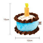Birthday Cake Catnip Squeaky Toy