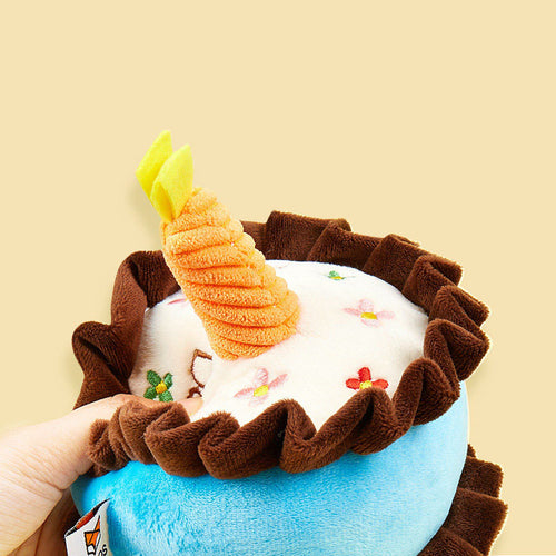 Birthday Cake Catnip Squeaky Toy