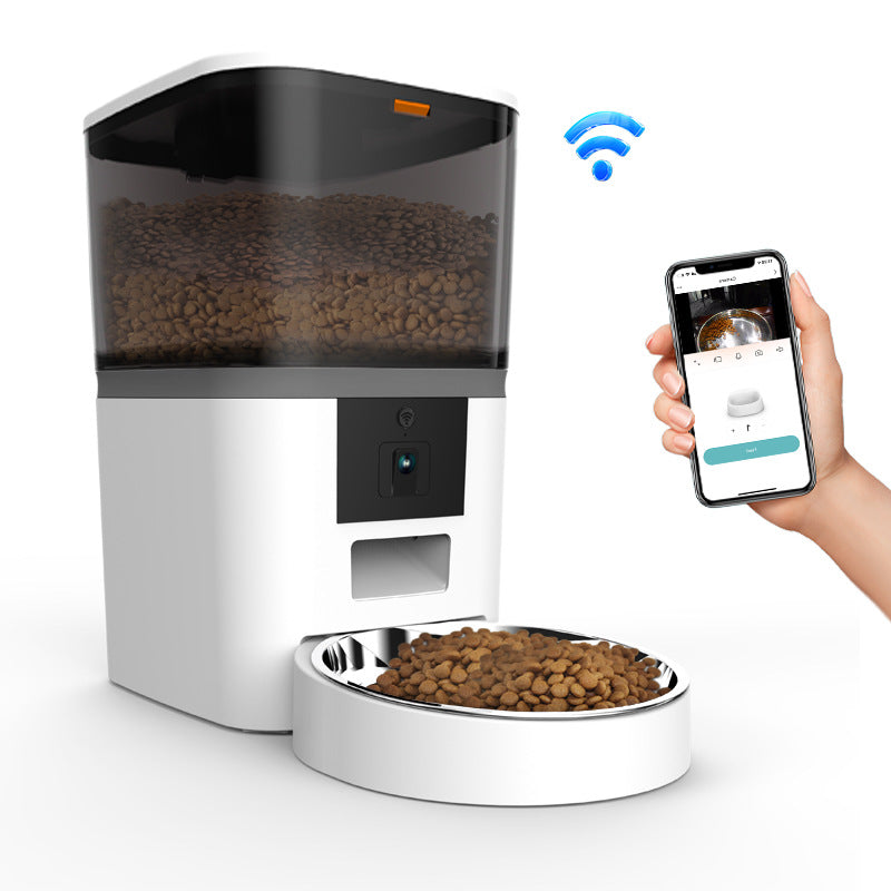 Smart Pet Feeder with Built-In Camera & WiFi App Control