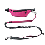 Hands-Free Dog Leash with Waist Belt & Bum Bag