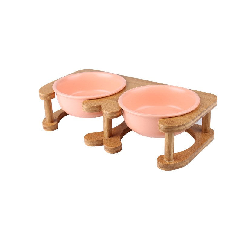 Ceramic Pet Food Bowl for Cats and Dogs