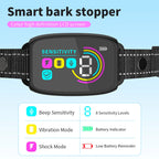 Smart AI Anti-Bark Dog Collar with LCD Display
