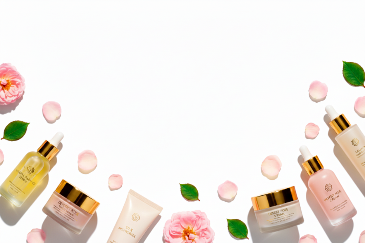 Double brightness cosmetics background