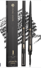 Eyebrow pencil with packaging and tree background