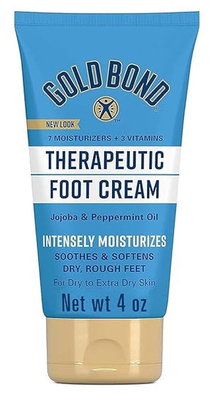 Gold Bond Therapeutic Foot Cream tube on a white background