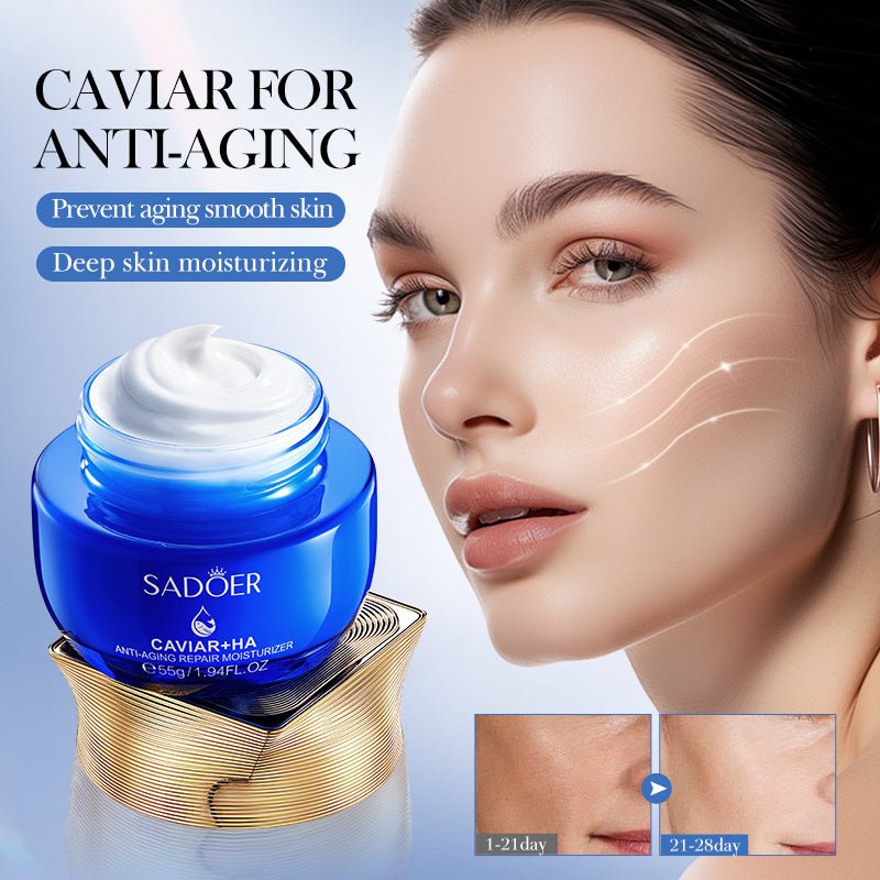 SADOER Caviar Hyaluronic Acid Anti-Aging Repair Moisturizing Cream