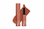 Red cylindrical tool with a black handle on a white background