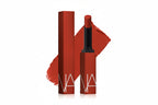 Red tool bit with a black handle on a white background
