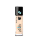 Maybelline Fit Me foundation bottle on a white background
