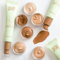 Pixi H2O Skintint makeup products on a white background
