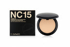 MAC Studio Fix Powder Foundation in NC15 with packaging on a white background