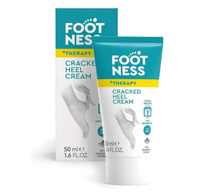 Foot Ness Cracked Heel Cream packaging on a white background