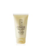 Clinique deep comfort hand cream on a white background