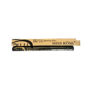 Miss Rose liquid eyeliner with packaging on a white background