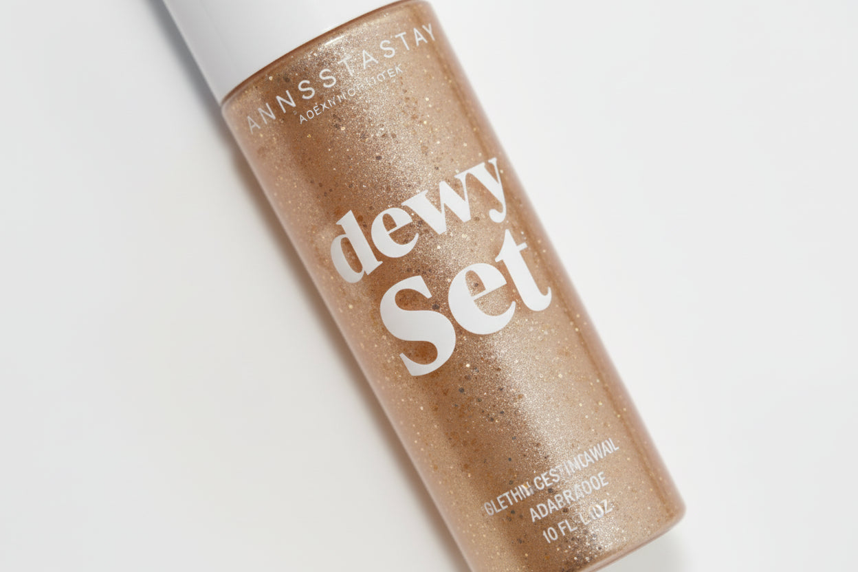Cosmetic product with a white background
