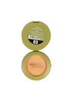 Makeup compact with visible brand name on a white background